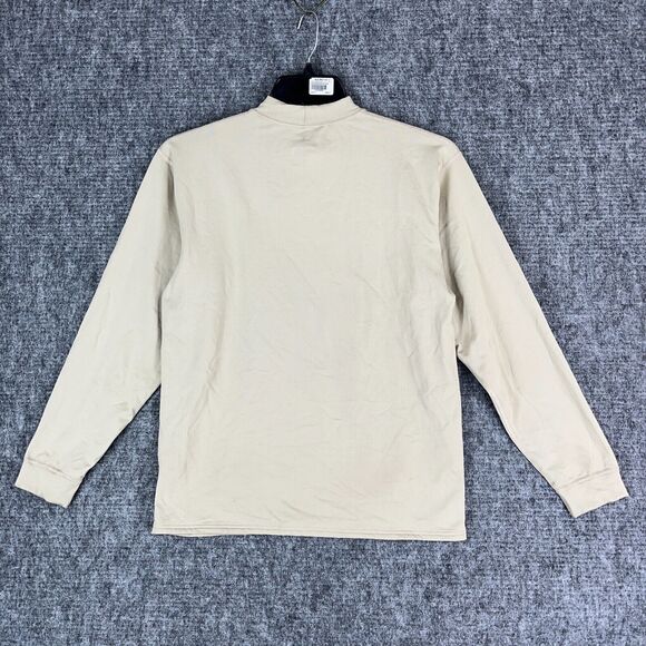 XGO Shirt Medium Mens Tan Crew-Neck Made USA Base‎ layer Acclimate Dry Outdoor - Picture 2 of 11
